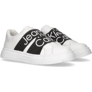 Calvin Klein Jeans Slip-On Sneaker »LOW CUT SNEAKER«, Gummizug mit... weiss-schwarz Größe 37