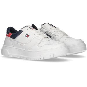 Tommy Hilfiger Sneaker »LOW CUT LACE-UP SNEAKER«, mit Baumwollfutter,... WHITE Größe 41