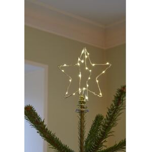 Sirius Christbaumschmuck »LED Baumspitze silberfarben« transparent Größe