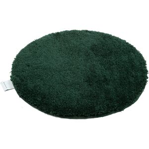 TOM TAILOR HOME Badematte »Cozy Bath UNI«, Höhe 27 mm, rutschhemmend... dunkelgrün Größe rund (Ø 90 cm)