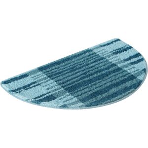 Bruno Banani Badematte »Cameo«, Höhe 15 mm, rutschhemmend beschichtet,... blau Größe halbrund (50 cm x 80 cm)