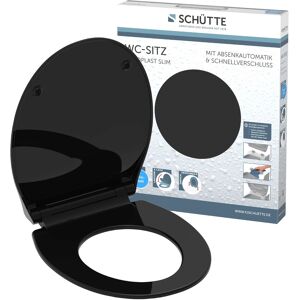 Schütte WC-Sitz »SLIM« schwarz Größe