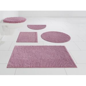 andas Badematte »Renat«, Höhe 15 mm, fussbodenheizungsgeeignet-schnell... purple Größe 3-tlg. Stand-WC Set