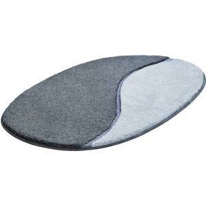 Grund Badematte »Orbis«, Höhe 24 mm, rutschhemmend beschichtet,... anthrazit Größe oval (65 cm x 100 cm)