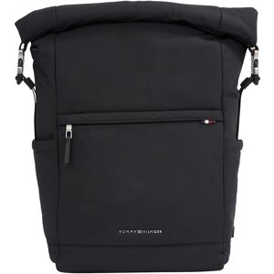 Tommy Hilfiger Cityrucksack »TH SIGNATURE ROLLTOP BACKPACK« Black Größe B/H/T: 29 cm x 50 cm x 16 cm