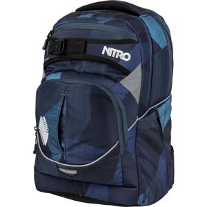 NITRO Schulrucksack »Superhero«, Reflektoren Fragments Blue Größe B/H/T: 30 cm x 44 cm x 22 cm