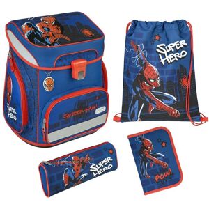 Scooli Schultertasche »5-teilig Spider-Man« Dunkelblau, Rot Größe