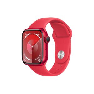 Apple Smartwatch »Series 9, GPS, Aluminium-Gehäuse mit Sportarmband«, (Watch... (Product)RED Größe