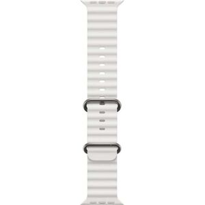 Apple Smartwatch-Armband Ocean Band, 49 mm, Weiss Weiss Größe