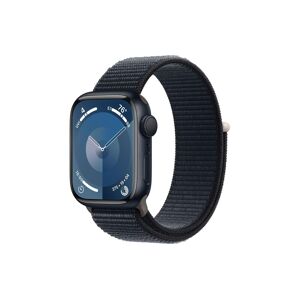 Apple Smartwatch »Series 9, GPS, Aluminium-Gehäuse mit Sport Loop Armband«,... Mitternacht Größe