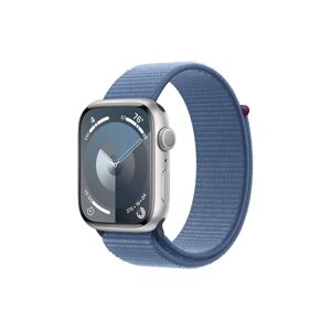 Apple Smartwatch »Series 9, GPS, Aluminium-Gehäuse mit Sport Loop Armband«,... Silberfarben Größe