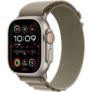 Apple Smartwatch »Ultra 2 GPS + Cellular, Titan, 49mm Alpinarmband« Oliv Größe