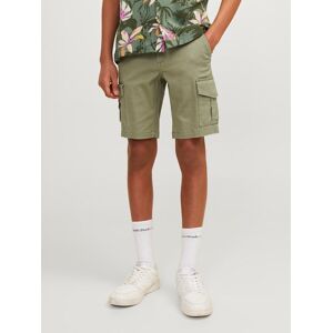 Jack & Jones Junior Cargobermudas »JPSTJOE JJCARGO SHORTS JNR« Oil Green Größe 140