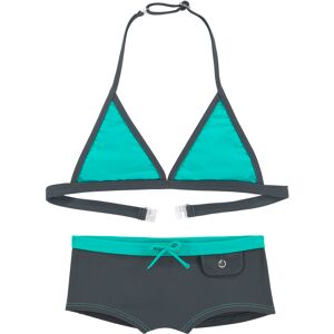 Buffalo Triangel-Bikini, mit trendiger Hotpants grau-türkis Größe 134/140