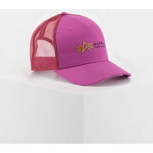 Industries Trucker Cap »ALPHA INDUSTRIES Accessoires - Headwear Alpha... dark magenta Größe