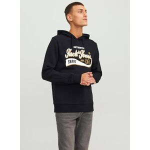 Jack & Jones Kapuzensweatshirt »JJELOGO SWEAT HOOD 2 COL 23/24 NOOS« Black Größe M