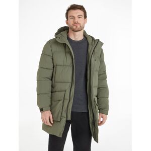 Calvin Klein Steppjacke »CRINKLE NYLON LONGLENGTH PUFFER«, mit Kapuze Thyme Größe M