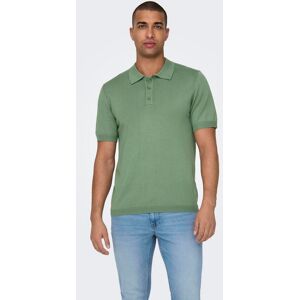 ONLY & SONS Poloshirt »ONSWYLER LIFE REG 14 SS POLO KNIT NOOS« hedge green Größe L