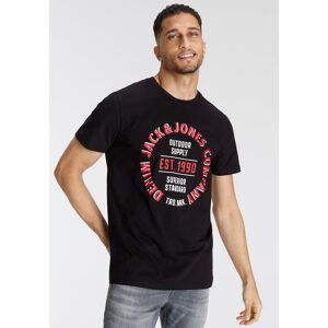 Jack & Jones Rundhalsshirt »JJ JJANDY TEE SS CREW NECK« black Größe XS