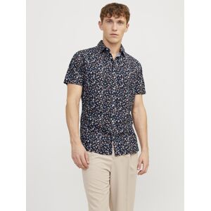 Jack & Jones Kurzarmhemd »JPRBLASUMMER PRINT SHIRT S/S SS24 SN« night sky Größe XXL