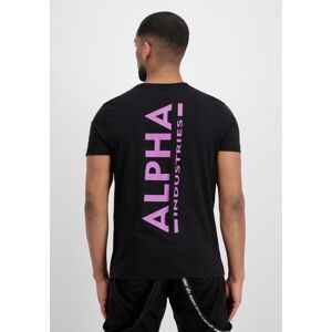 Industries T-Shirt »ALPHA INDUSTRIES Men - T-Shirts Backprint T« black / dark mag. Größe 2 XL