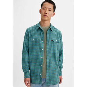 Levi's® Flanellhemd »JACKSON WORKER« green blue slate Größe XL