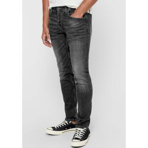 ONLY & SONS Slim-fit-Jeans »ONSWEFT REG. D. GREY 6458 JEANS VD« Dark Grey Denim Größe 34