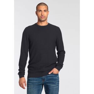 Bruno Banani Strickpullover, mit spezieller Strickoptik marine Größe M (48/50)