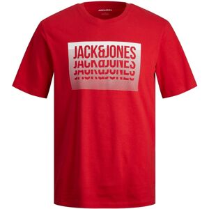 Jack & Jones T-Shirt »JJFLINT TEE SS CREW NECK« true red Größe XL