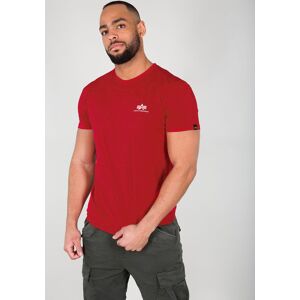 Alpha Industries Rundhalsshirt »BASIC T SMALL LOGO« speed red Größe 5XL