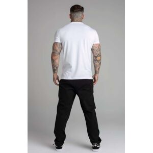 Siksilk T-Shirt »T-Shirts Muscle Fit T-Shirt« Weiss Größe L