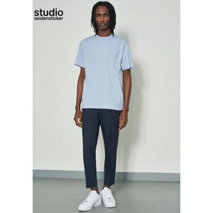 studio seidensticker T-Shirt »Studio«, Kurzarm Rundhals Uni Hellblau Größe S