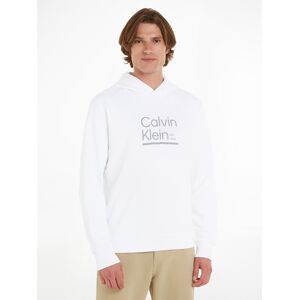 Calvin Klein Kapuzensweatshirt »CONTRAST LINE LOGO HOODIE« Bright White Größe XXXL