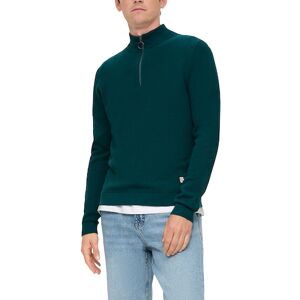 QS Stehkragenpullover blue green Größe XL