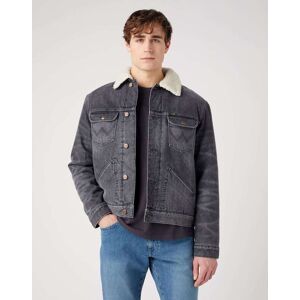 Wrangler Jeansjacke »Jeansjacken 124MJ Sherpa« Grau Größe S