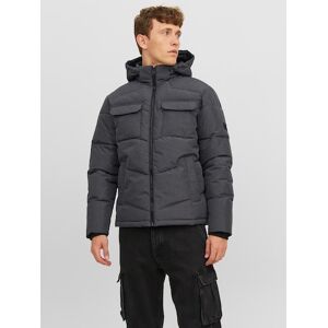 Jack & Jones Steppjacke »JJMASON PUFFER JACKET SN«, mit Kapuze Dark Grey Melange Größe M