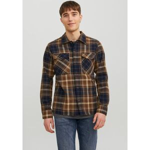 Jack & Jones Langarmhemd »JJEEDDIE OVERSHIRT LS NOOS« Otter Größe S