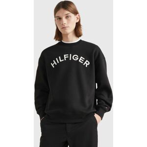 Tommy Hilfiger Sweatshirt »HILFIGER ARCHED CREWNECK« Black Größe XL