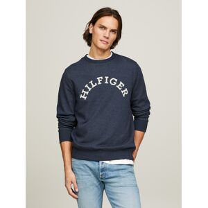 Tommy Hilfiger Sweatshirt »HILFIGER ARCHED HTR SWEATSHIRT«, mit gebrochenem... Desert Sky Heather Größe XXXL