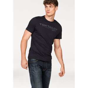 TOM TAILOR T-Shirt, mit Logoprint marine Größe XXXL