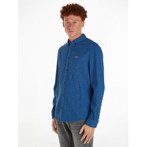 Tommy Jeans Langarmhemd »TJM REG BRUSHED GRINDLE SHIRT«, mit Button-down-Kragen Meridian Blue Größe L
