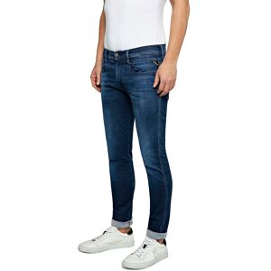 Replay Slim-fit-Jeans »ANBASS HYPERFLEX BIO« darkblue-washed Größe 32