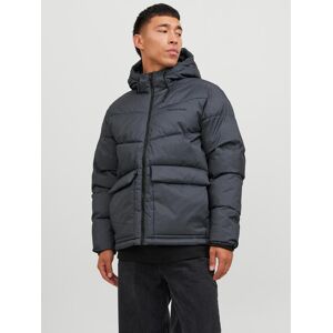 Jack & Jones Steppjacke »JORVESTERBRO PUFFER JACKET SN«, mit Kapuze Dark Grey Melange Größe M