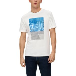 s.Oliver T-Shirt, mit Frontprint ecru Größe M