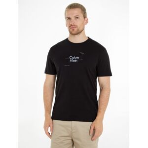 Calvin Klein T-Shirt »OPTIC LINE LOGO T-SHIRT« Ck Black Größe L