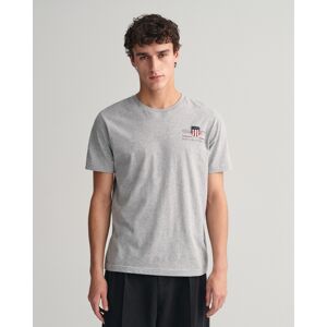 Gant T-Shirt »REG ARCHIVE SHIELD EMB SS T-SHIRT« grey melange Größe XXL