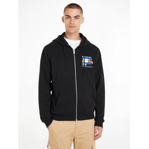 Tommy Jeans Sweatjacke »TJM REG GRAFFITI ZIP TRU« Black Größe XL