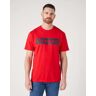 Wrangler T-Shirt »T-Shirts Wrangler Tee« Rot Größe XL