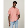 Tommy Hilfiger Kurzarmhemd »PIGMENT DYED LINEN RF SHIRT« teaberry blossom Größe XXL