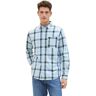 TOM TAILOR Flanellhemd middle blue colorful check Größe XXXL